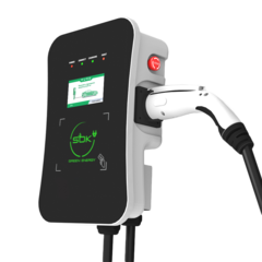 Зарядная станция S'OK Green Energy M3W Series Wallbox EV Charger, 3 фазы, 11 кВт, 16a/380v (SM3W31116542-5wf)