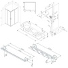 Am.Pm WK93EQ Gem S Комплект ограждение 100*80. прямоугольный. черный