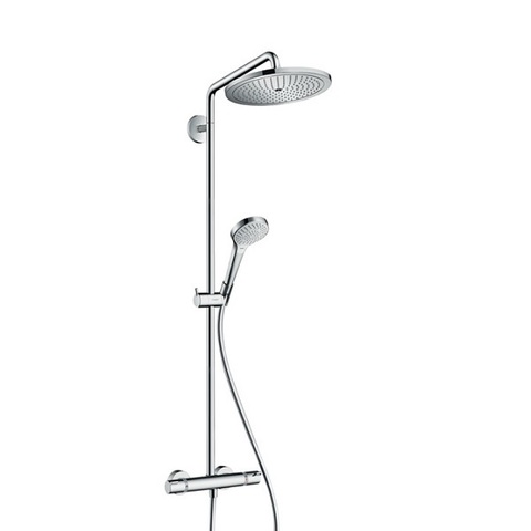 Hansgrohe Croma Select S 26794000 Душевая система внешнего монтажа с термостатом 121,3 см с верхней лейкой 28х28 см