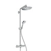 Hansgrohe Croma Select S 26794000 Душевая система внешнего монтажа с термостатом 121,3 см с верхней лейкой 28х28 см