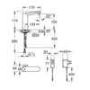 GROHE Eurosmart Cosmopolitan E 36421000 Смеситель сенсорный, 220