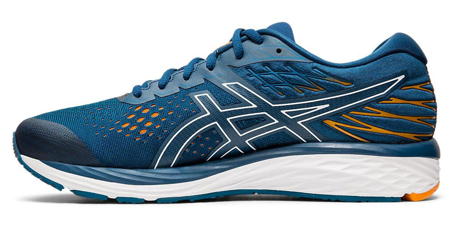 Asics Gel Cumulus 21  кроссовки для бега мужские синие - 5