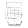 Vincea VBT-405-1700 Ванна отдельностоящая 170x80 (отдельностоящая, белая, со сливом-переливом)