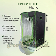Гроубокс 40х40х120 HULK 65w LED WI-FI