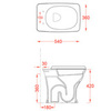ArtCeram Civitas CIV002 01 00 BI Унитаз напольный, цвет: белый