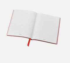 Записная книжка А5 красная, линованные страницы MONTBLANC