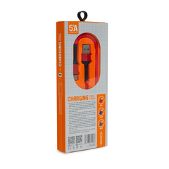 Интерфейсный кабель LDNIO Type-C LS63 5A Fast 1м/2м Красный