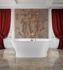BelBagno BB35 Отдельностоящая акриловая ванна, встроенный слив, 167.6x78, цвет: белый