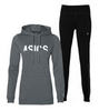 Asics Esnt Knit беговой костюм женский grey-black - 1