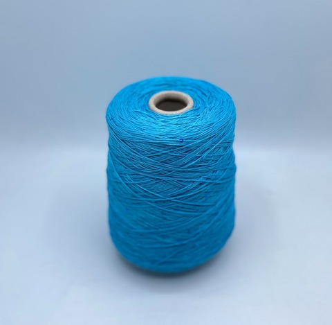 Filati Naturali (пр.Италия),art-Lino, 350м/100гр, 100%Лен+пайетки, цвет-Лазурный, арт-28081