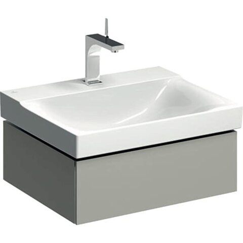 Geberit Xeno2 500.505.00.1 Тумба под раковину, 58x22x46.2см, Серый / Матовое покрытие