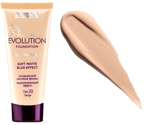 Skin Evolution soft matte blur effect тон 20 Beige 35мл Lux Visage — фото 3