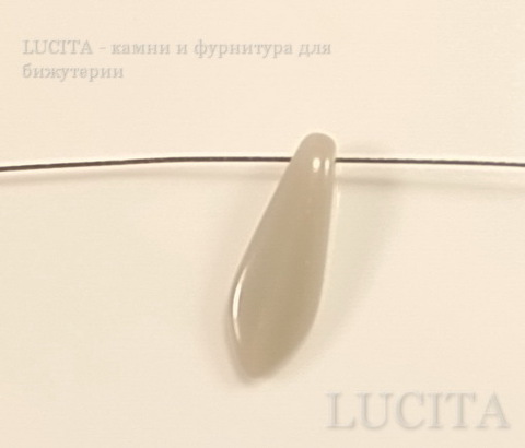 Бусина "Dagger" (цвет- серый) 16х5 мм , 20 штук ()