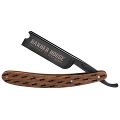 Фото Бритва опасная Boker Barber Ноuse, 7/8, углеродистая сталь, рукоять орех