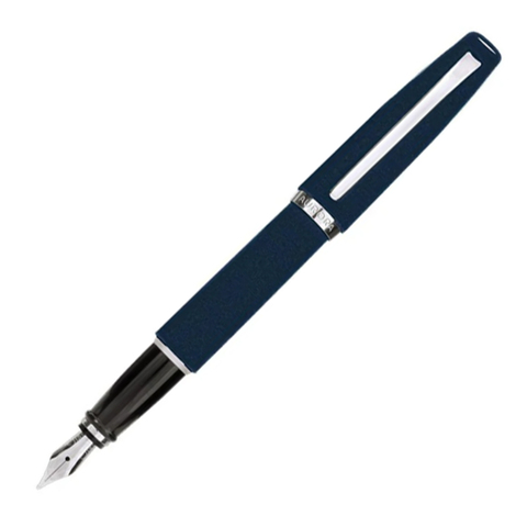 Перьевая ручка Aurora Style Velvet Blue CT, перо - F, в подарочной коробке