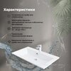 Aquanet 303658 Раковина-столешница Мокка 85 (303658)