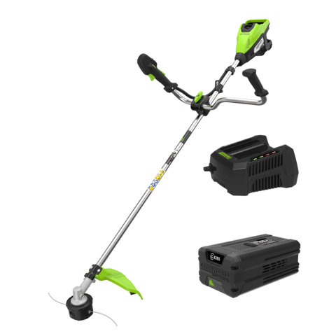 Триммер аккумуляторный Greenworks TB13L, 82V, 1,3 кВт, 43 см, бесщеточный, c 1 х АКБ 5 Ач и ЗУ (TB13LUB)