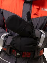 Зимние перчатки-варежки для рыбалки Remington Activ Fishing Softshell Black на remingtonn.ru