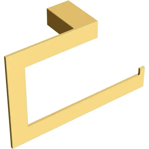 Boheme 10725-G Полотенцедержатель кольцо Qubic Gold
