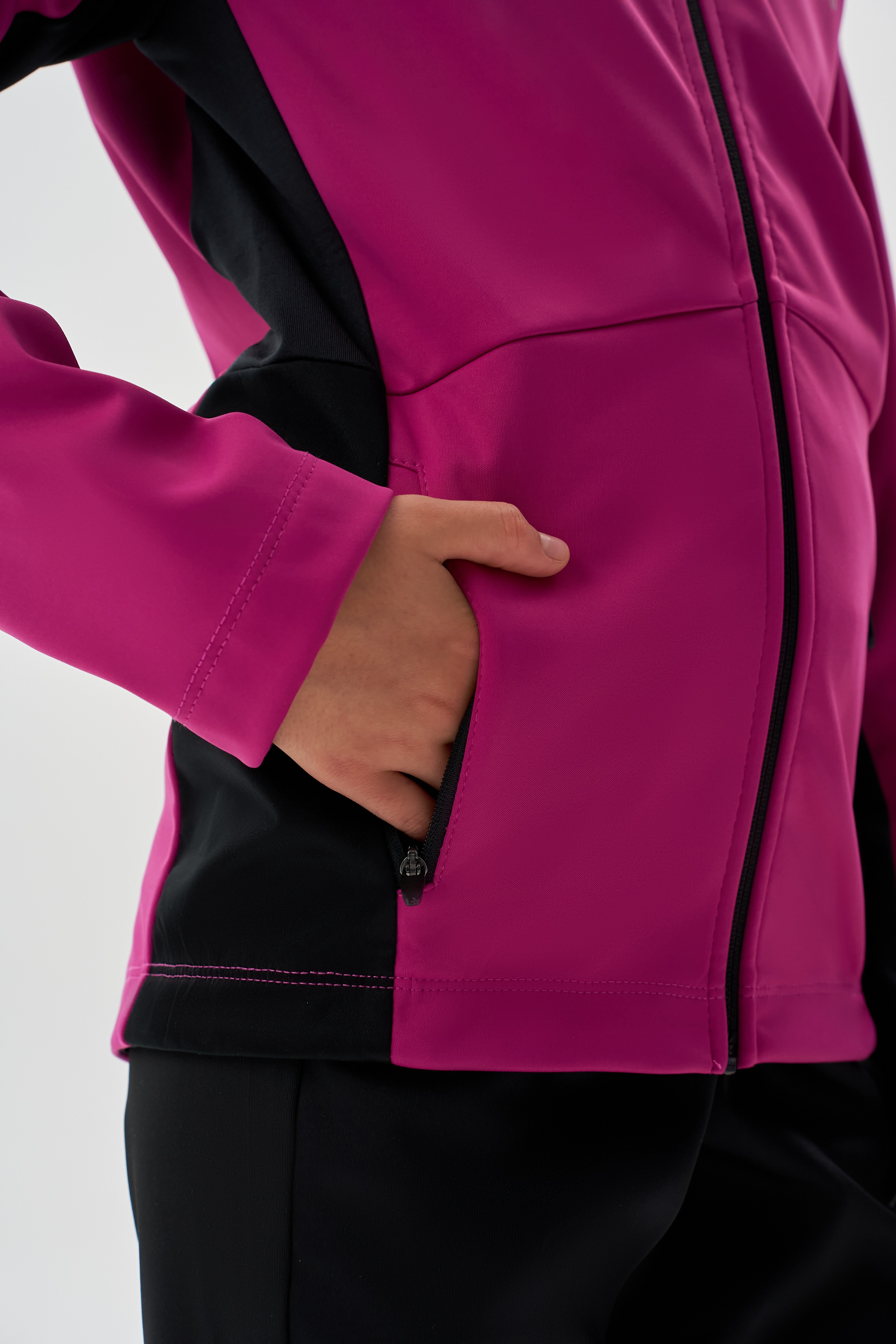 Детская лыжная куртка Nordski Jr. Advance fuchsia-black - 8