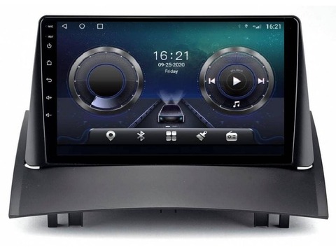 Магнитола Renault Megane 2 (2003-2008) Android 11 8/128GB QLED DSP 4G модель RE-135TS18