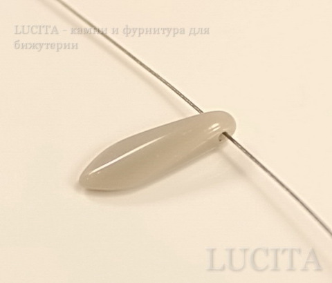 Бусина "Dagger" (цвет- серый) 16х5 мм , 20 штук ()