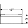 Geberit 500.573.39.1 Комплект ножек Citterio (2 шт.): Шампань