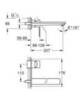 GROHE Lineare 23444001 Смеситель для раковины встраиваемый