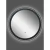 Art&Max AM-NAP-600-DS-F Зеркало с подсветкой, цвет: чёрный