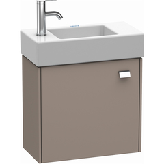 Duravit Brioso BR4051L1043 Тумба подвесная под раковину 484х239х442 мм,с 1 дверкой петли слева L, цвет базальт матовый 43 (для 072450) фото