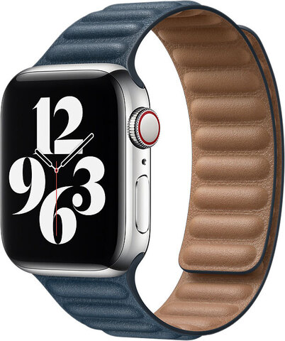 Ремешок Apple 40mm Baltic Blue Leather Link Small (MY982ZM/A)