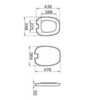 Vitra Plural 126-001-009 Сиденье микролифт, матовый белый