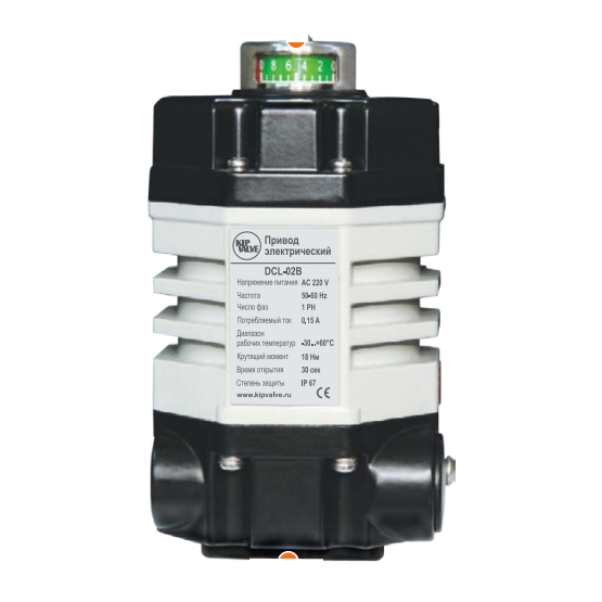 DCL-02-A-220VAC-18Nm/15s-Z-G	  привод электрический,18Nm, 220VAC