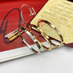 Браслет LOVE с отверткой тонкий с камнями lux VGOLD