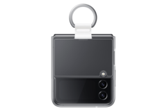Чехол Samsung Clear Cover with Ring для Z Flip4 (EF-OF721CTEGRU) прозрачный