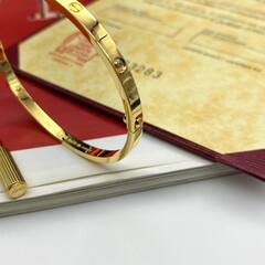 Браслет LOVE с отверткой тонкий с камнями lux VGOLD