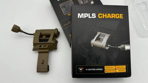 Фонарь на шлем тактический налобный аккумуляторный MPLS charge
