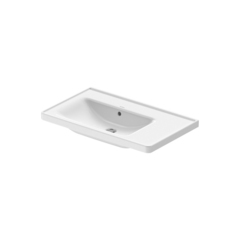 Duravit D-Neo 2369800060 Раковина накладная 800х480 мм,, ассим-раковина слева, с переливом, без отв. под смеситель, цвет: белый фото