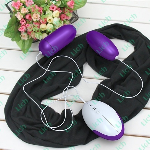 Два лиловых виброяйца Vibrating Egg