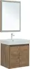 Aquanet Nova Lite 302525 Тумба с раковиной, цвет: коричневый
