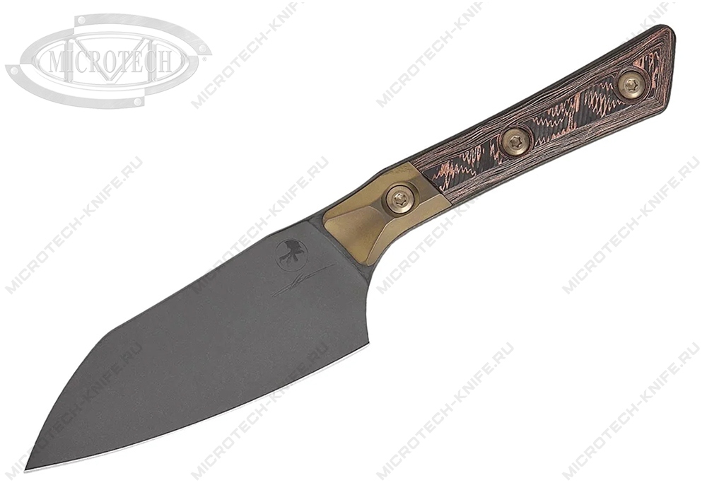 Нож Microtech Kitchen Santoku Bolster 3300B-1DLCLWCFS