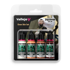 Vallejo Squidmar Color Elven Skin Set — набор для светлой кожи, 4 × 18 мл (74.304)