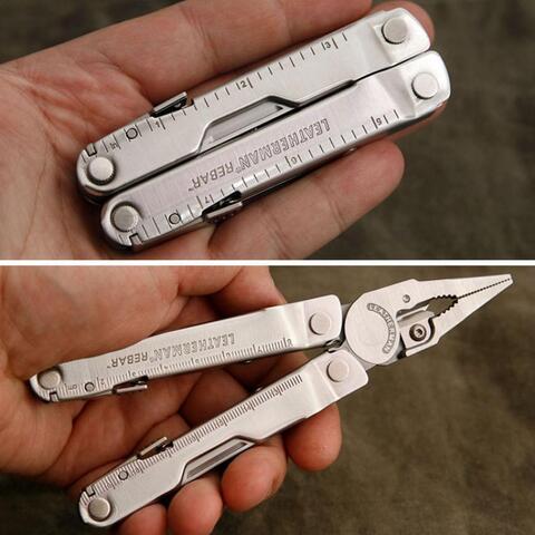 Мультитул Leatherman Rebar, 17 функций, кожаный чехол (831560) - Multitool-Leatherman.Ru