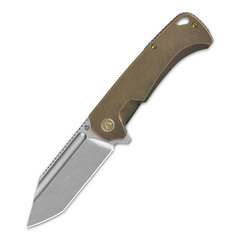 Фото Складной нож QSP Rhino, сталь M390, рукоять титан, бронзовый