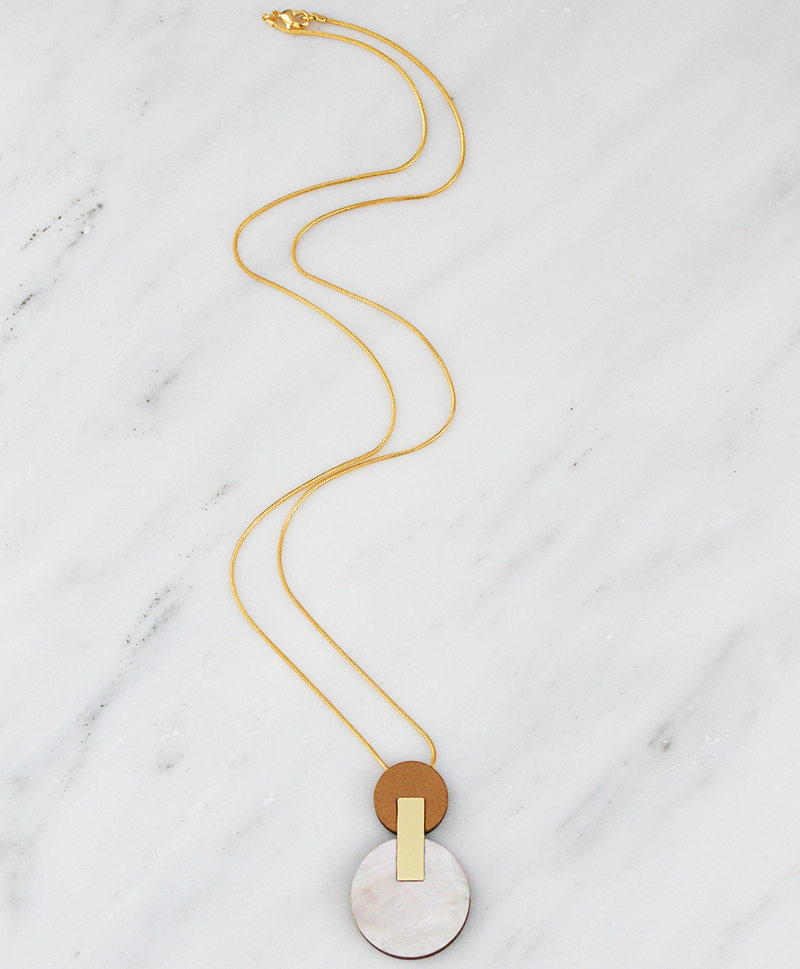 Подвеска Celeste I Necklace Mother of Pearl