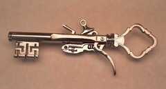 Flintlock key gun pistol