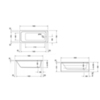 Duravit D-Code 790225000001000 Комплект слива-перелива для ванны с боковым выпуском