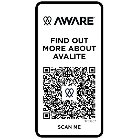 Avalite футболка унисекс Aware™ из переработанных материалов с коротким рукавом плотностью 160 г/м²