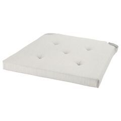 Подушка на стул IKEA JUSTINA (ЮСТИНА), Экрю, 35 / 42х40х4 см
