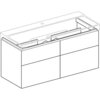 Geberit Xeno2 500.518.43.1 Тумба под раковину ,117.4x53x46.2см, Серый / Меламин, древесная структура